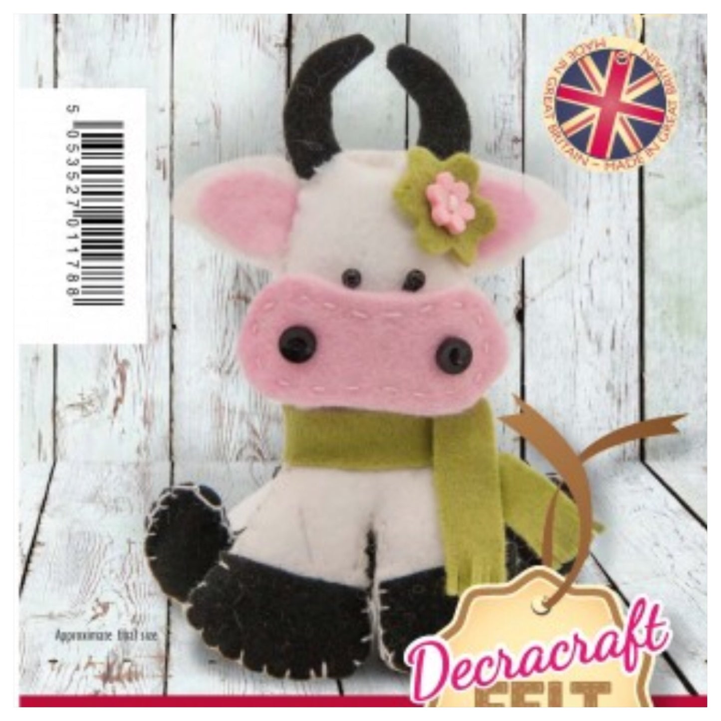 Maisie The Cow Felt Kit - Make Your Own! - Rosie's Craft Shop Ltd