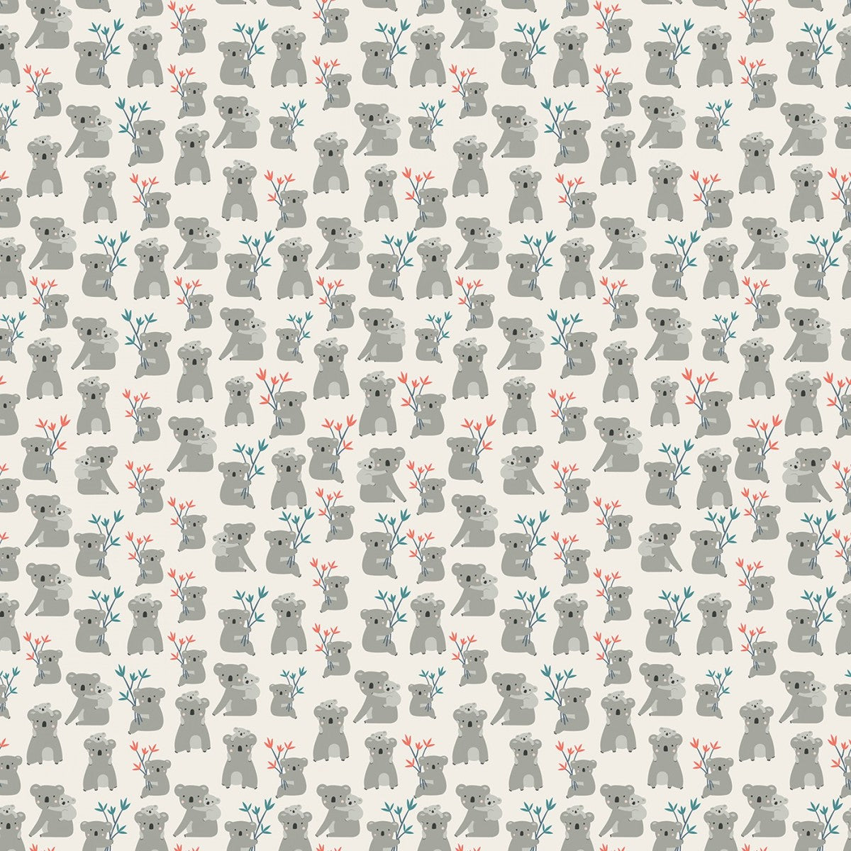 Koala Bears on Cream - Joey - Riley Blake Cotton Fabric ✂️ £8 pm *SALE*