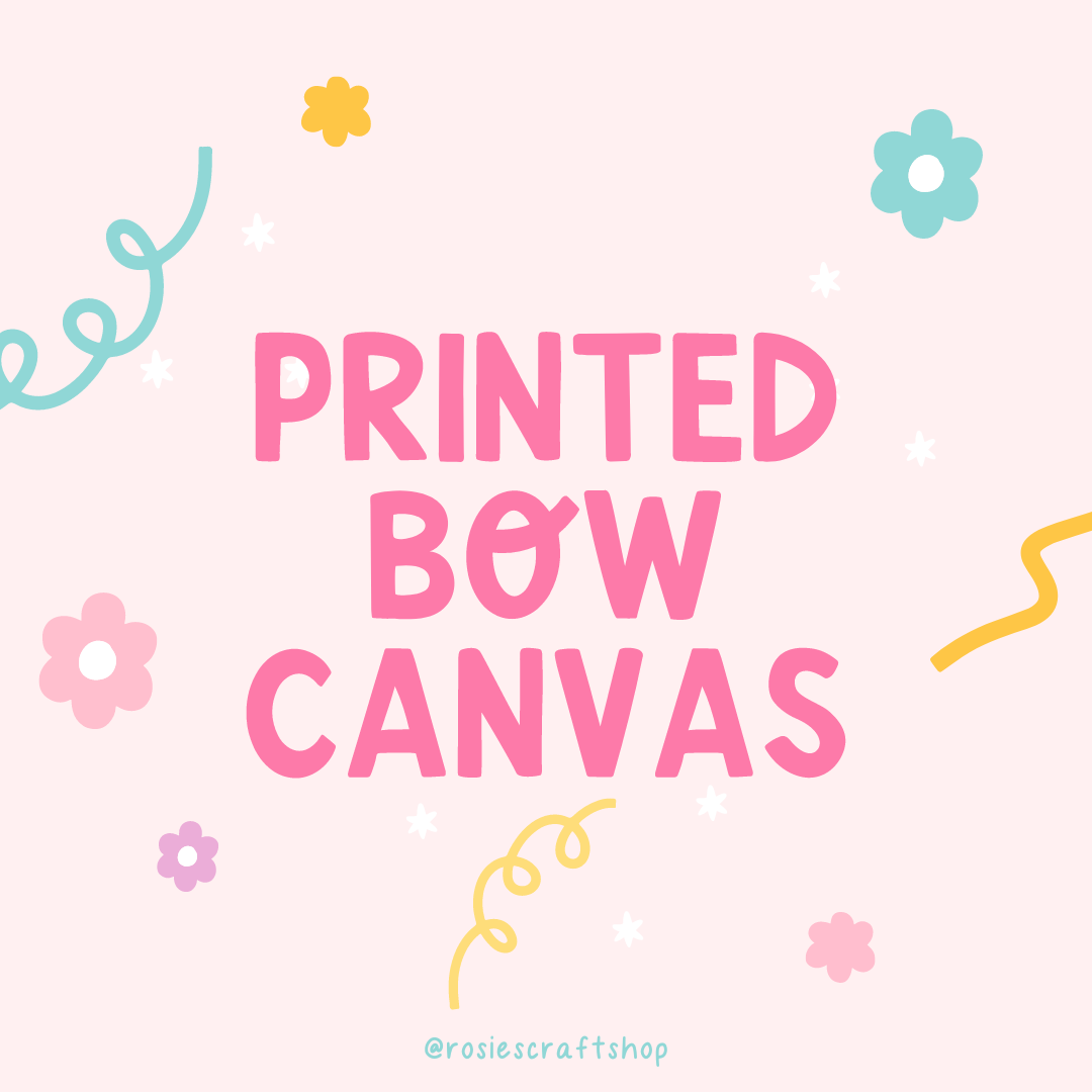 Printed Bow Fabric