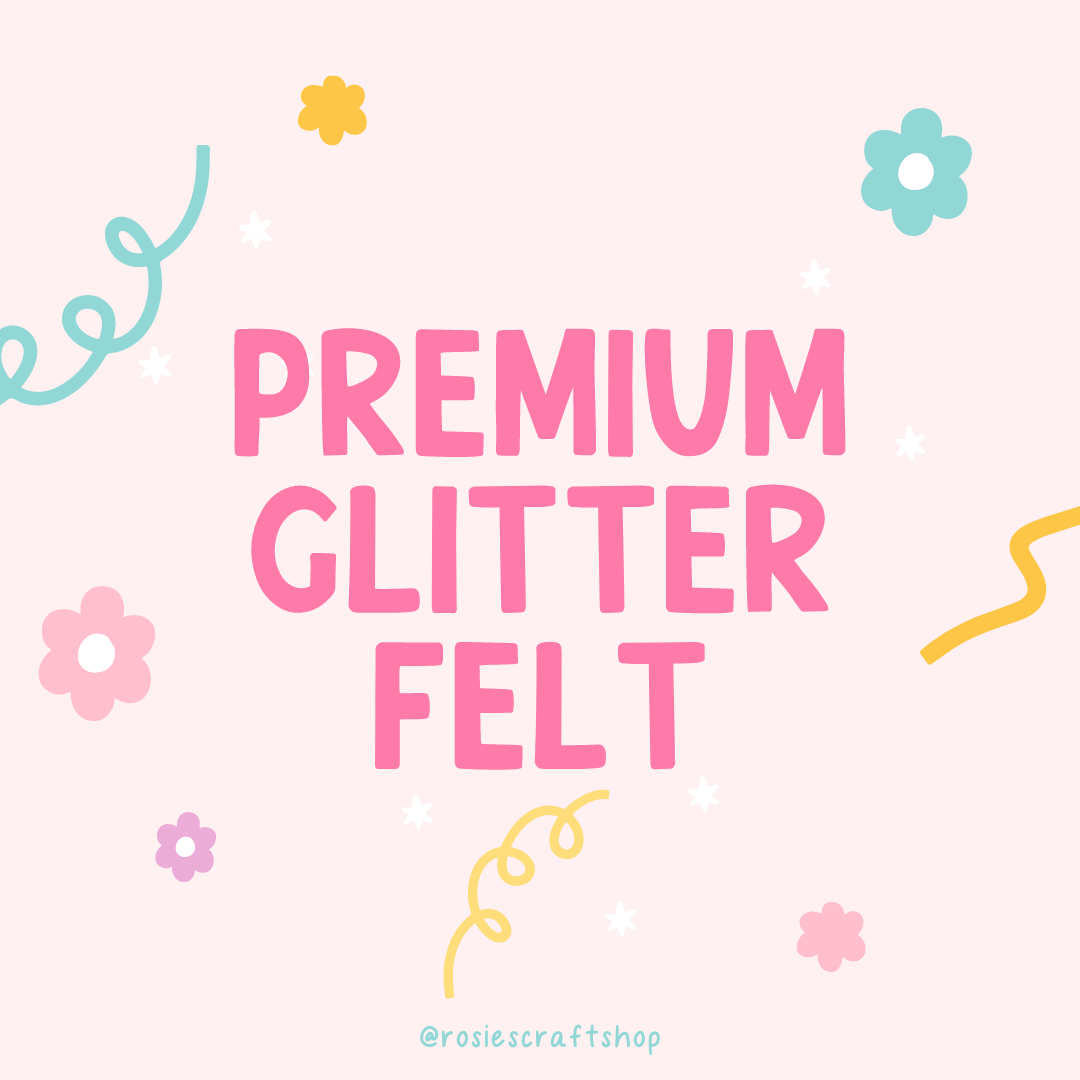 Premium Glitter Felt