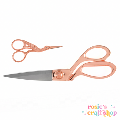Milward Scissors Gift Set | 20cm & 9.5 cm | Rose Gold | Dressmaking & Embroidery