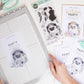 Sizzix Floral Woodland Hedgehog Layered Clear Stamps Set 9pk - 665906
