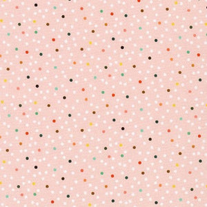 Pink Polka Dot Spots - Bright Days - Robert Kaufman Cotton Fabric ✂️