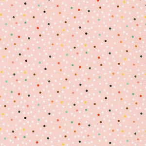 Pink Polka Dot Spots - Bright Days - Robert Kaufman Cotton Fabric ✂️
