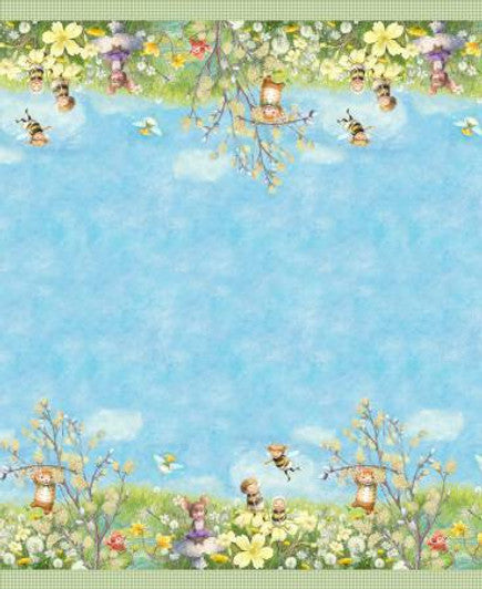 Pixie Double Border - Pixielated - Michael Miller Cotton Fabric ✂️ £8 pm *SALE*