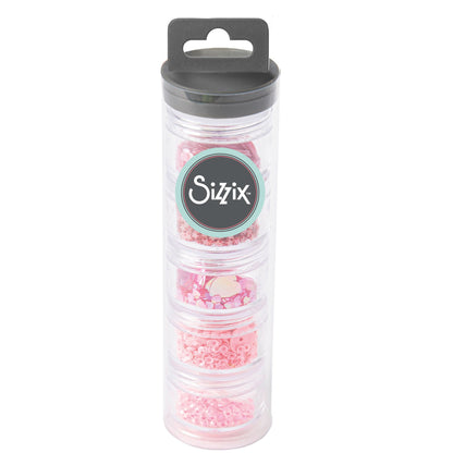 Sizzix Sequins and Beads in Primrose 5 pack - 664601 ✂️ ☆