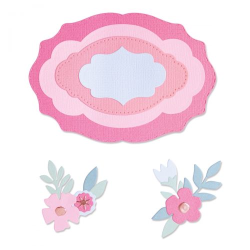 Sizzix Thinlits Die Set 11PK - Layered Labels 665482 ✂️ *SALE*