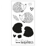 Sizzix Hedgehogs Hedgehugs Layered Clear Stamps Set 23pk - 665830