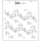 Sizzix Layered Stencils 4PK - Flower Patch 666273 ✂️ ☆