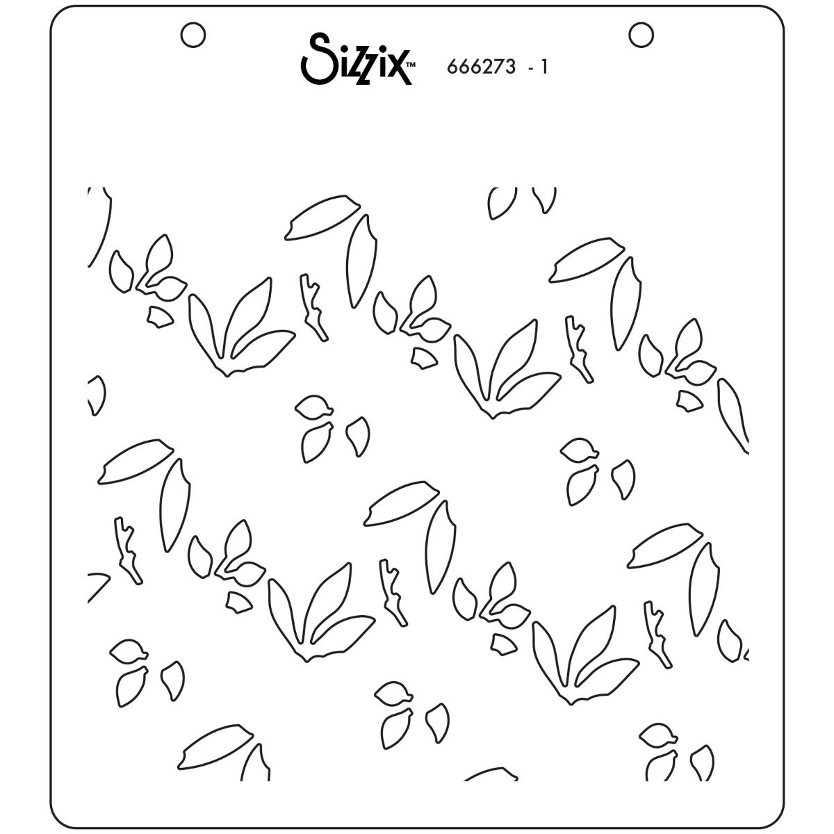 Sizzix Layered Stencils 4PK - Flower Patch 666273