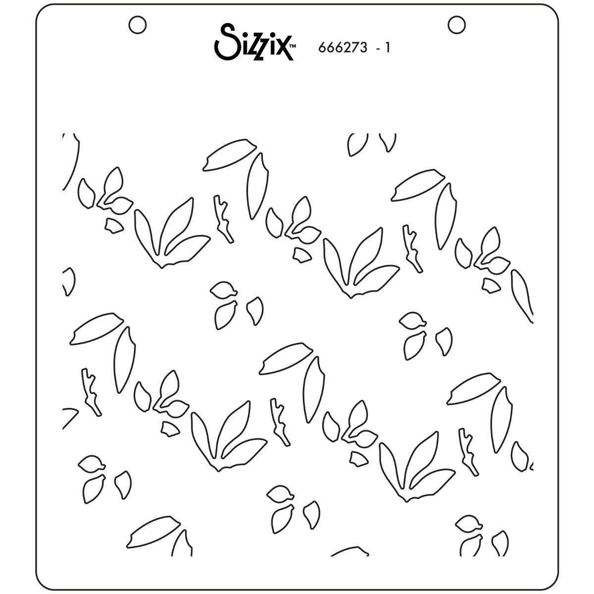 Sizzix Layered Stencils 4PK - Flower Patch 666273 ✂️ ☆