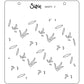 Sizzix Layered Stencils 4PK - Flower Patch 666273 ✂️ ☆