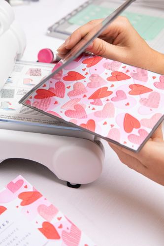 Sizzix A6 Layered Stencils 4PK – Mark Making Hearts 666532 ✂️ ☆