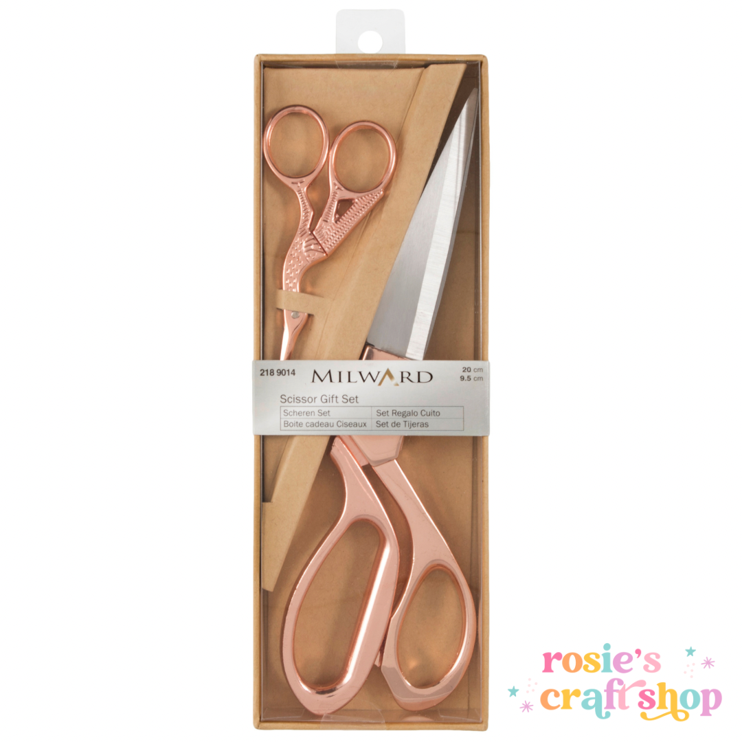 Milward Scissors Gift Set in Rose Gold for Dressmaking & Embroidery ✂️