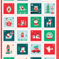 Christmas Advent Calendar Panel - Wonderful Christmas Time - Dashwood Studio Cotton Fabric ✂️