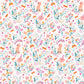 Fox Garden on White - Spring Meadow - Dashwood Studio Cotton Fabric ✂️ £14 pm ☆