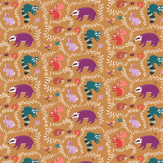 Cute Critters - Wild Folk - Dashwood Studio Cotton Fabric ✂️ £14 pm