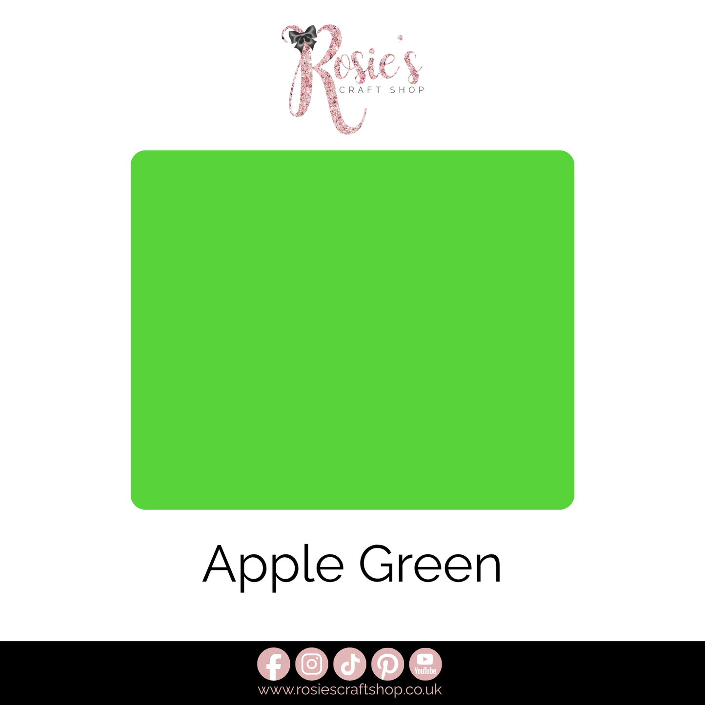 Apple Green Permanent Self Adhesive Vinyl | Gloss Sign Vinyl | Ritrama