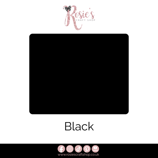 Black Permanent Self Adhesive Vinyl | Gloss Sign Vinyl | Ritrama
