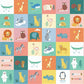 Animal Blocks - Habitat - Dashwood Studio Cotton Fabric ✂️ £9 pm *SALE*