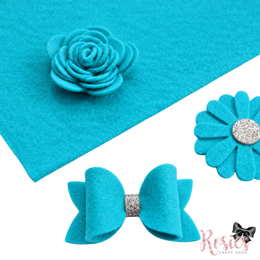 Blue Bayou Wool Blend Felt | Soft Craft Felt | Bows, Sewing, Appliqué & Die Cutting