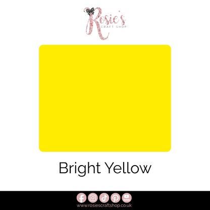 Bright Yellow Permanent Self Adhesive Vinyl | Gloss Sign Vinyl | Ritrama