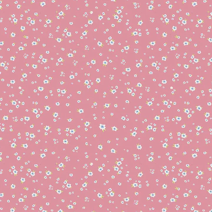 Mini Floral Peony Pink - Mulberry Lane - Riley Blake Cotton Fabric ✂️ £9 pm *SALE*