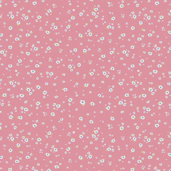 Mini Floral Peony Pink - Mulberry Lane - Riley Blake Cotton Fabric ✂️