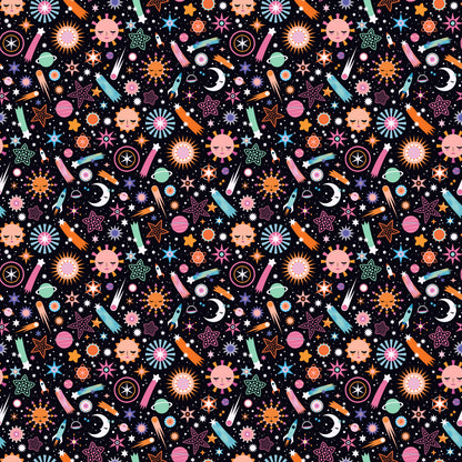 Cosmic Cowboy - Dashwood Studio Cotton Fabric ✂️ £14 pm ☆