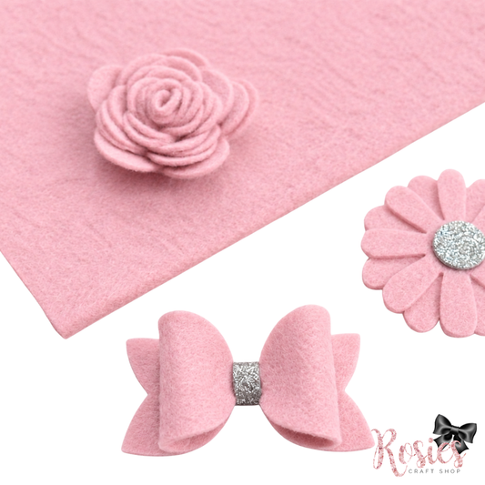 Cotton Candy Wool Blend Felt | Soft Craft Felt | Bows, Sewing, Appliqué & Die Cutting