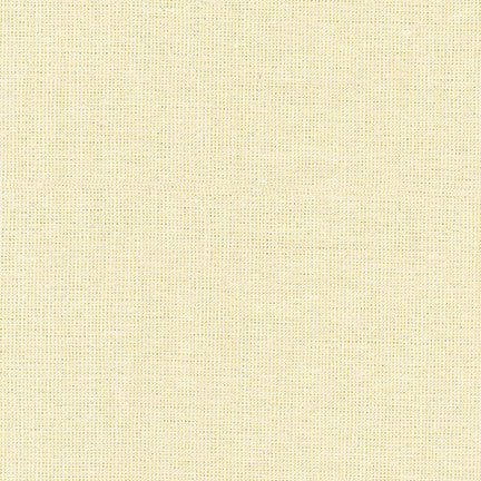 Ivory - Essex Linen Yarn Dyed Metallic Robert Kaufman - Cotton Linen Fabric ✂️ £13 pm