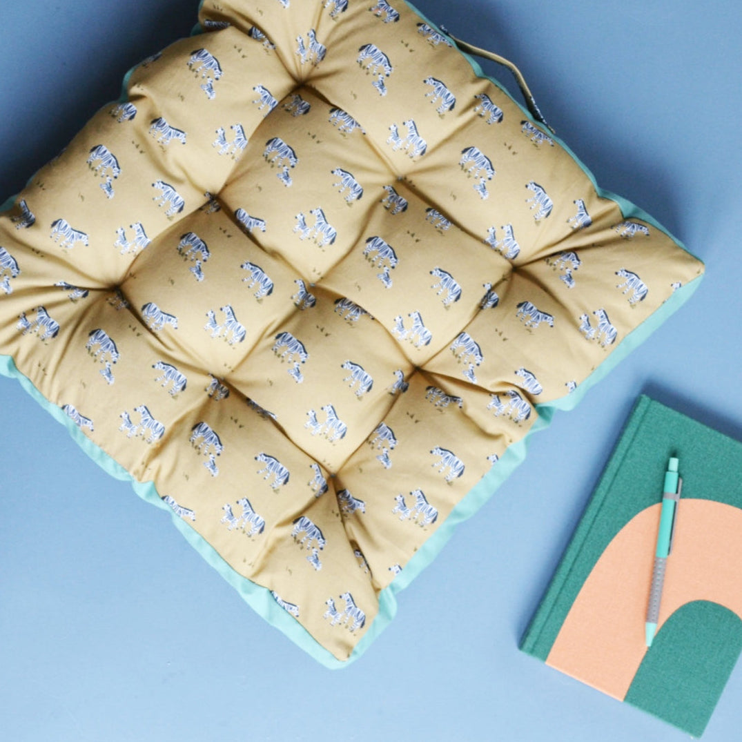 Reversible Floor Cushion Sewing Pattern | Dashwood Studio | Free Download