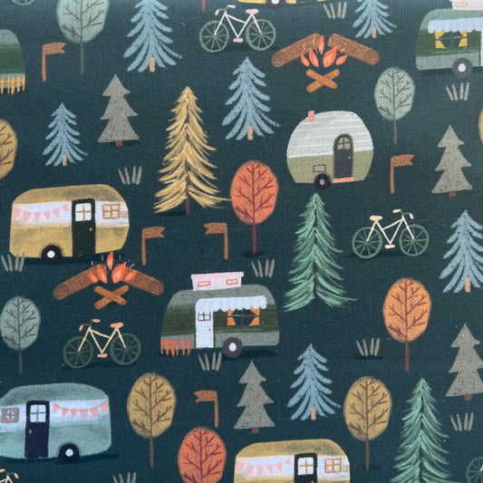 Caravans & Motorhomes - Cedar Camp - Dashwood Studio Cotton Fabric ✂️ £13 pm