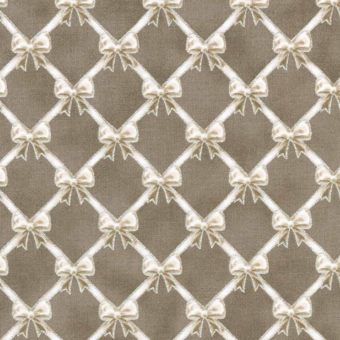 Christmas Luxe Bow Trellis Fabric Felt | Felt Backed Fabric | Bows & Die Cutting