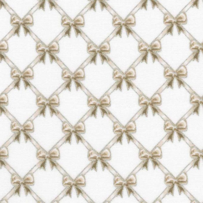 Christmas Luxe Bow Trellis Fabric Felt | Felt Backed Fabric | Bows & Die Cutting