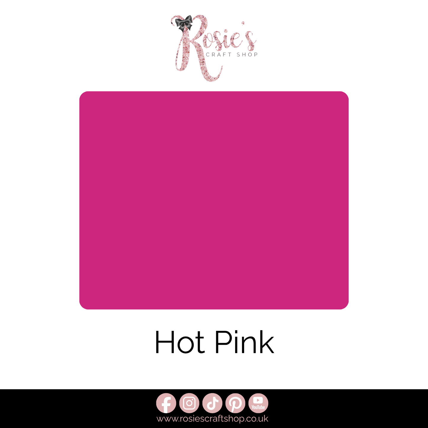 Hot Pink Permanent Self Adhesive Vinyl | Gloss Sign Vinyl | Ritrama