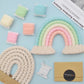 Pastel Spring DIY Rainbow Macrame Craft Kit ✂️ ☆