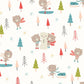 Skating & Sledging Bears  - Christmas Party - Dashwood Studio Cotton Fabric ✂️ £13 pm ☆