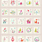 Advent Calendar Panel - Joli Noel - Dashwood Studio Cotton Fabric ✂️ ☆