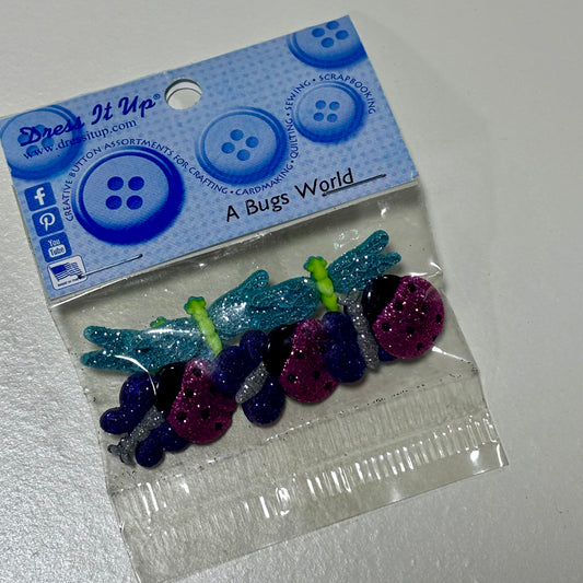 A Bugs World  - Dress It Up Buttons
