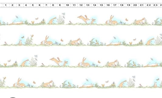 White Bunny Rows - Guess How Much I Love You - Clothworks Licensed Cotton Fabric ✂️ £9 pm *SALE* (Copy) (Copy)