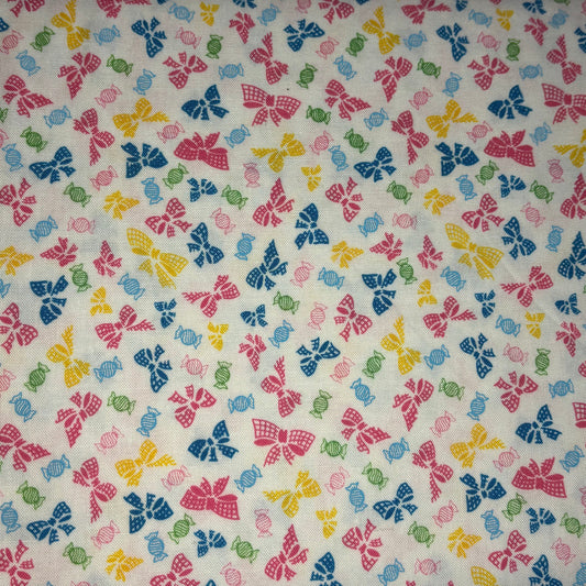 White Multi Bows - Petite Treat - Riley Blake Cotton Fabric ✂️ £10pm *SALE*