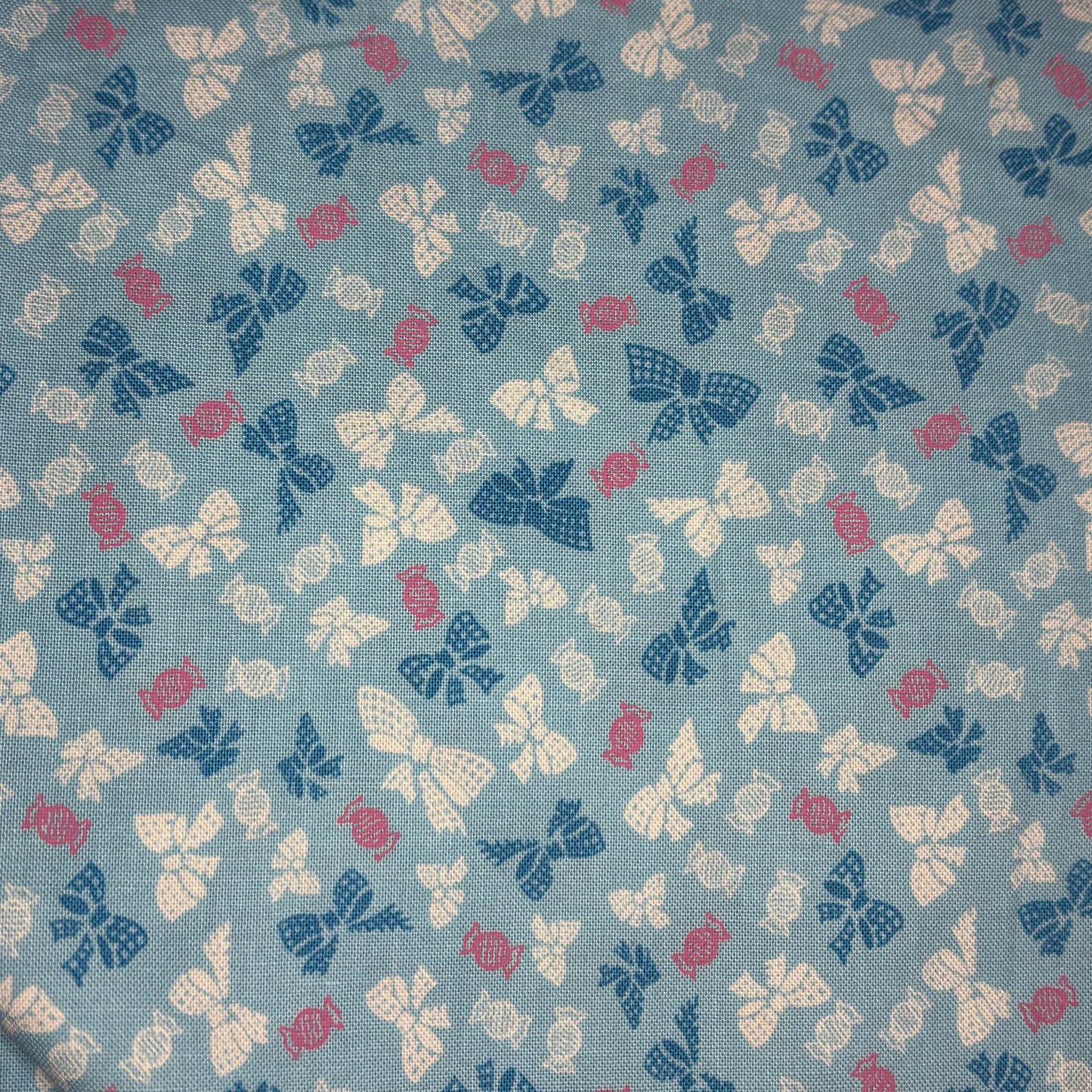 Blue Bows - Petite Treat - Riley Blake Cotton Fabric ✂️ £10pm *SALE*