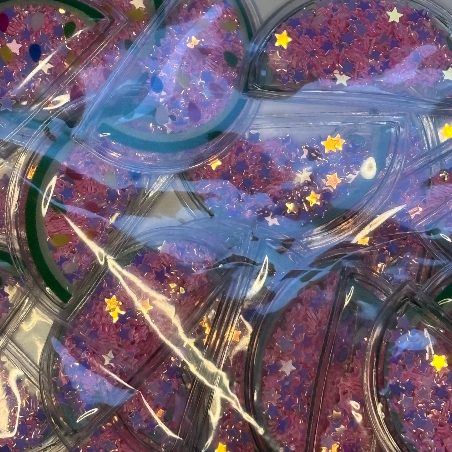 Fruit Shaped Star Shaker Flat Backed Embellishment