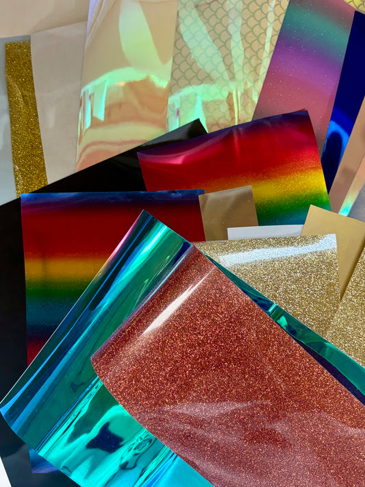 ✨HTV Scrap Pack - Mixed Weight Bundle Of HTV - Heat Transfer Vinyl✨