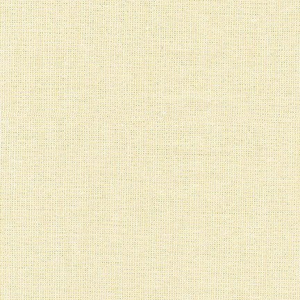 Ivory - Essex Linen Yarn Dyed Metallic Robert Kaufman - Cotton Linen Fabric ✂️ £13 pm