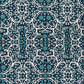 Filigree Metallic Blue - Starlit Hollow - Dashwood Studio Cotton Fabric ✂️ £13 pm