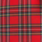 Red & Green Large Print Tartan Fabric Felt