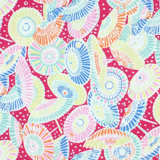 Pink & Red Riviera Sun Parasol - Riviera Collection - Liberty Cotton Fabric ✂️ £10 pm *SALE*