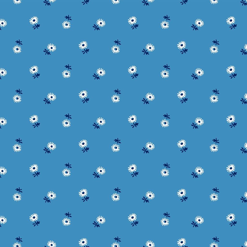 Blue Riviera Sunshine Daisy - Riviera Collection - Liberty Cotton Fabric ✂️ £10 pm *SALE*